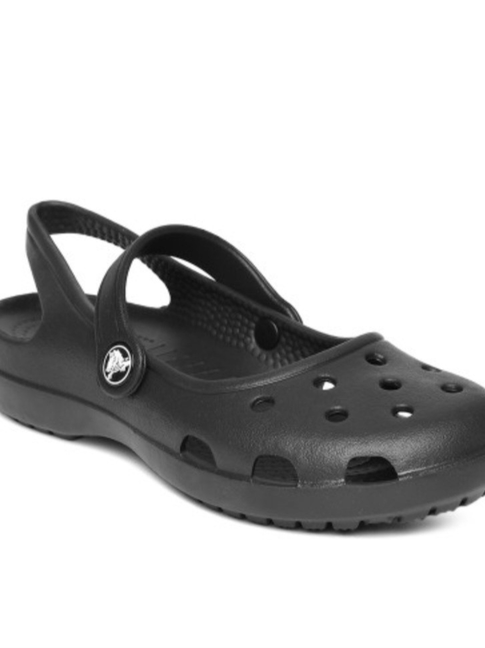CROCS Toddlers Black Classic Slingback Clog